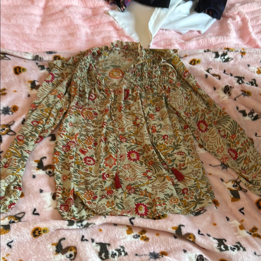 Floral Long Sleeve Blouse